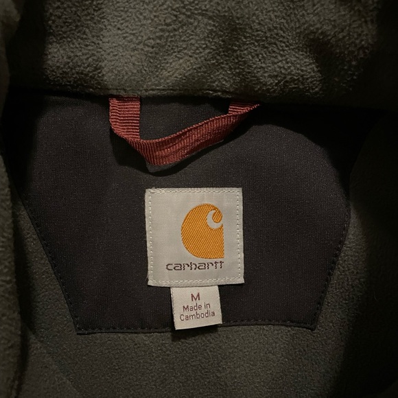 Carhartt Men's Black Softshell Jacket - Picture 2 of 2